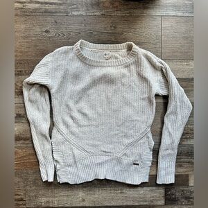 Toms Beige Knit Crew Neck Sweater